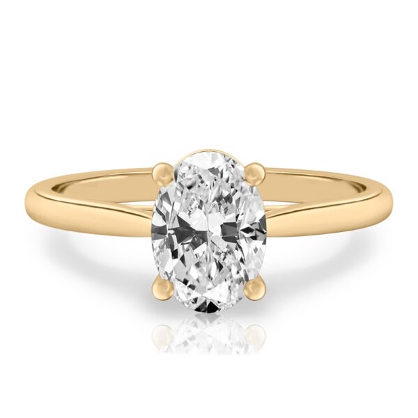 Cathedral Solitaire Engagement Ring